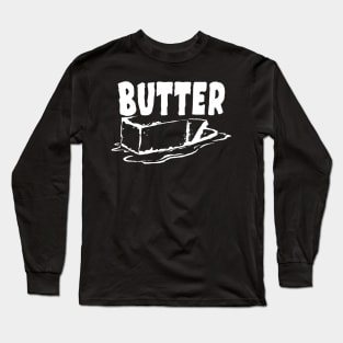 Butter (White) Long Sleeve T-Shirt